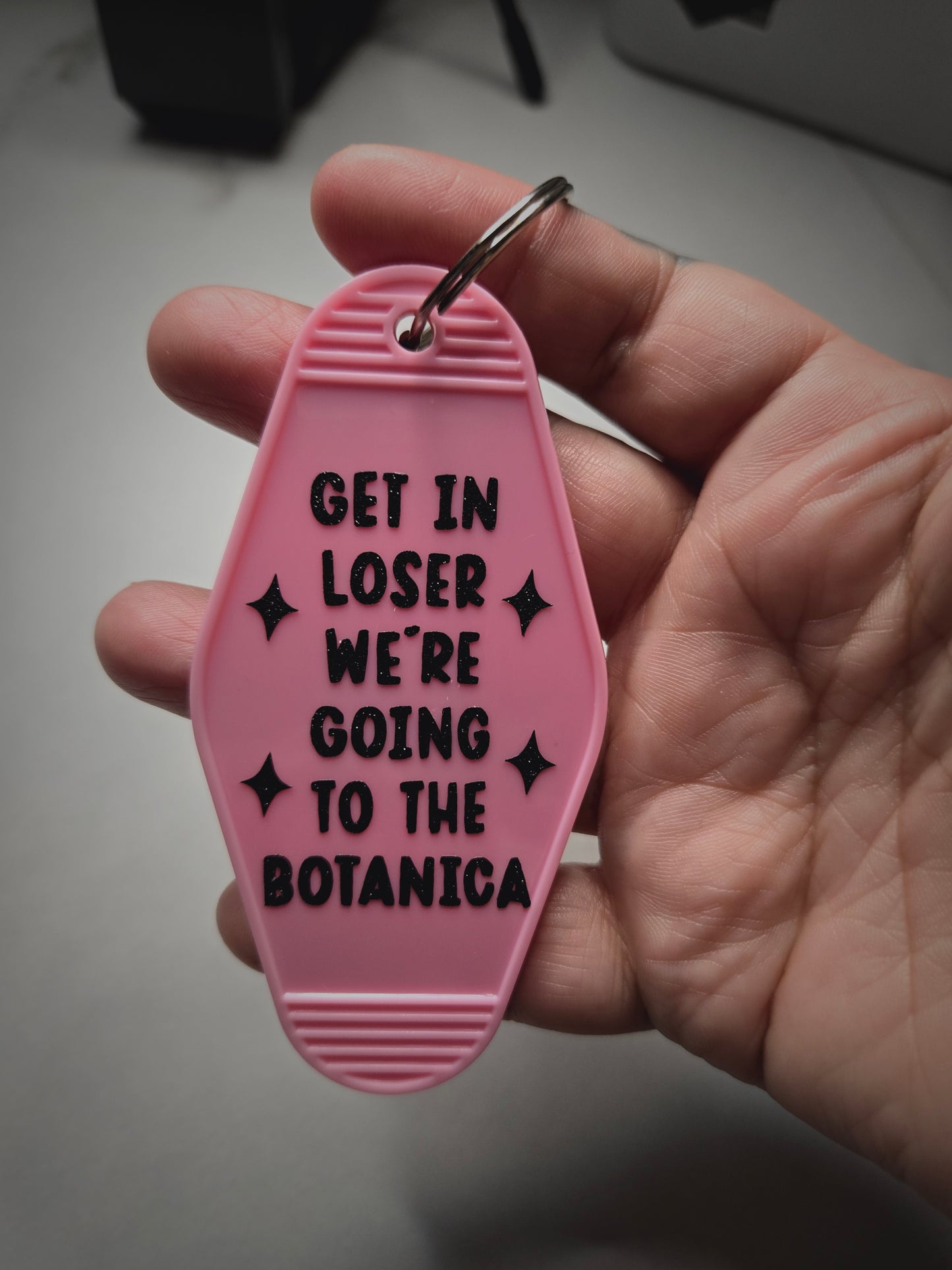 Get in loser, spiritual version Keychain