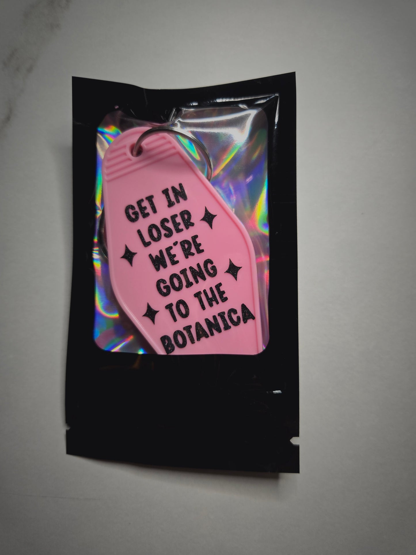 Get in loser, spiritual version Keychain