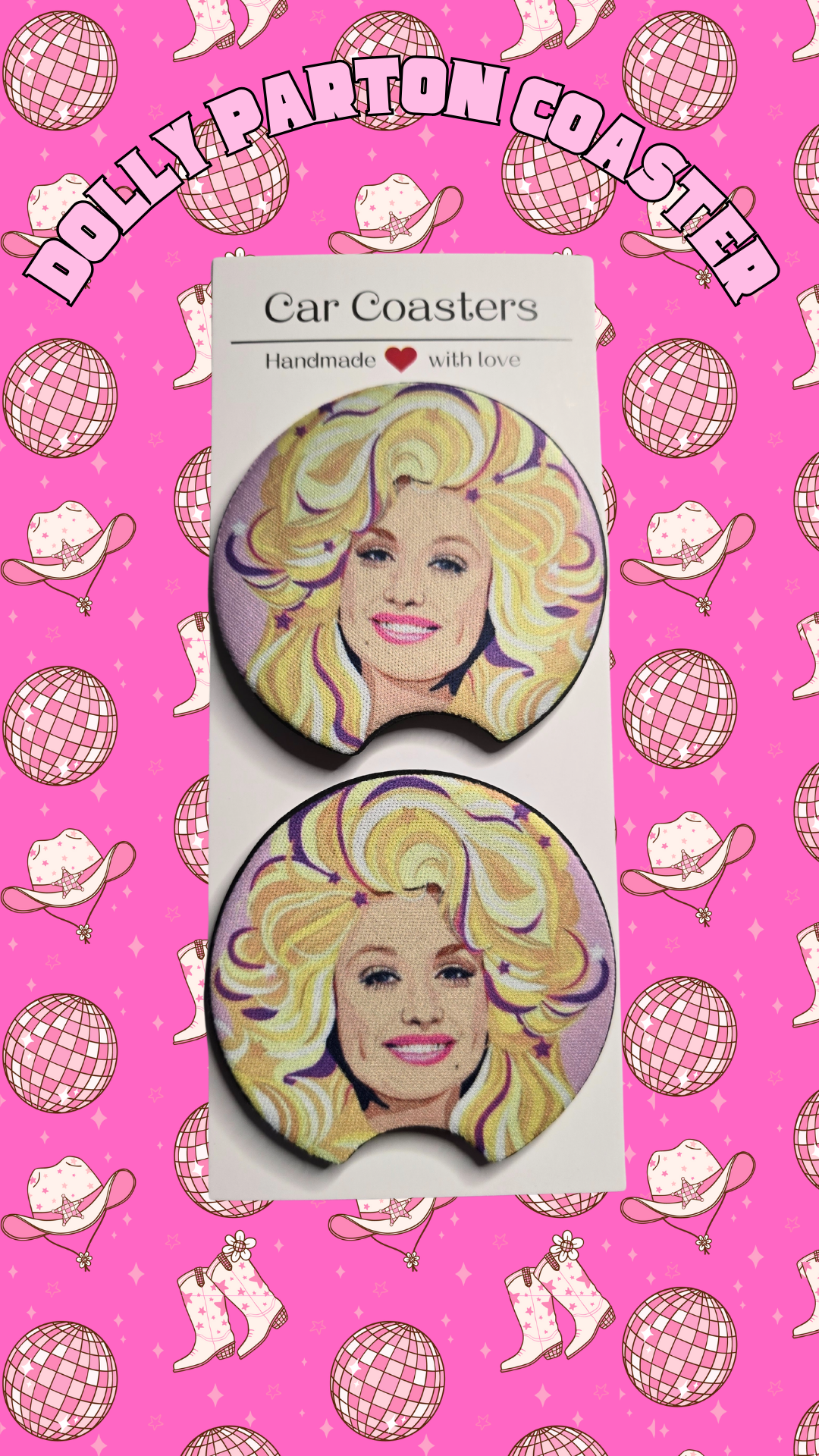 Dolly Parton Cup Coaster