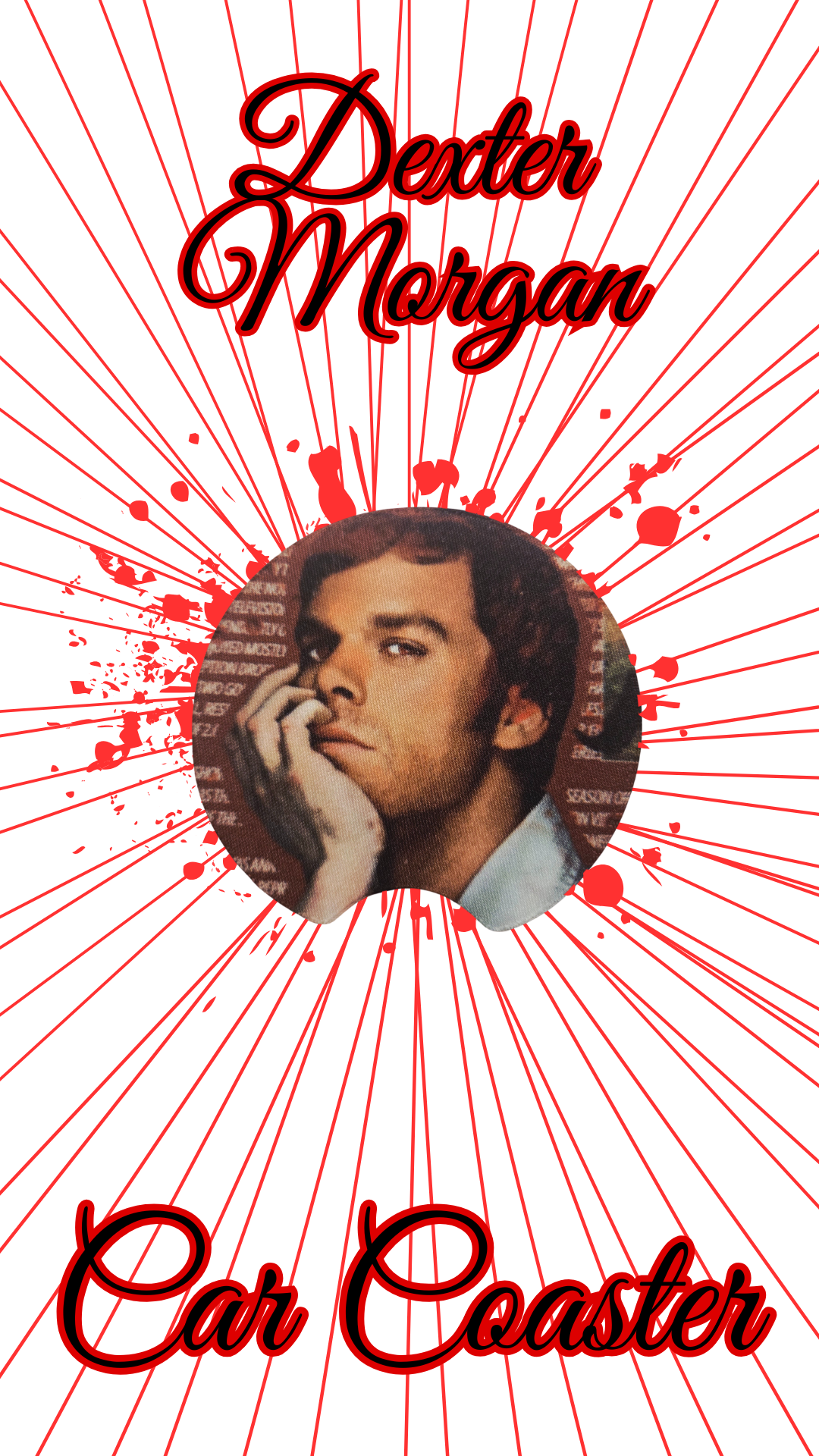 Dexter Morgan Car Coaster