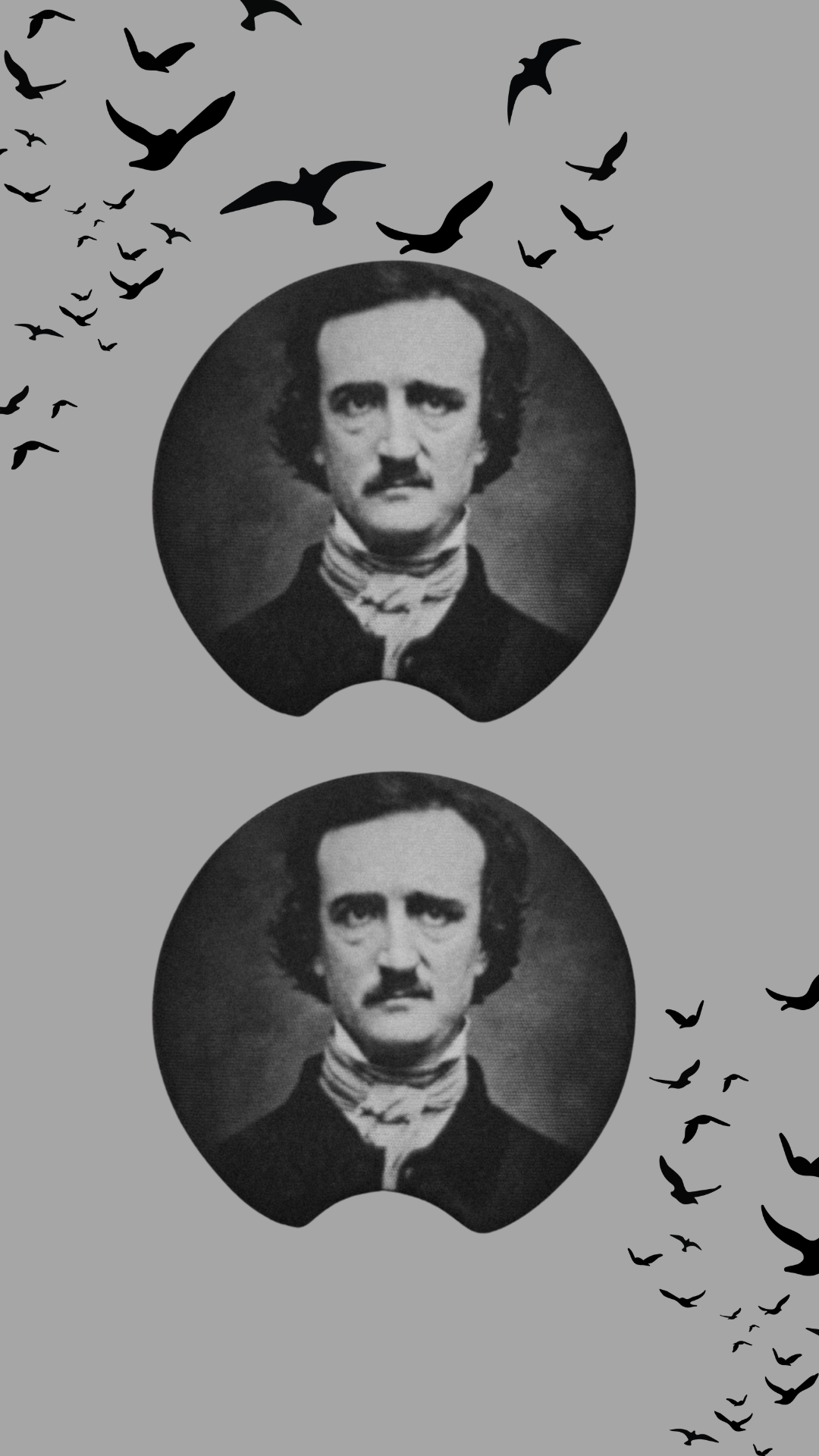 Edgar Allan Poe Car Coaster