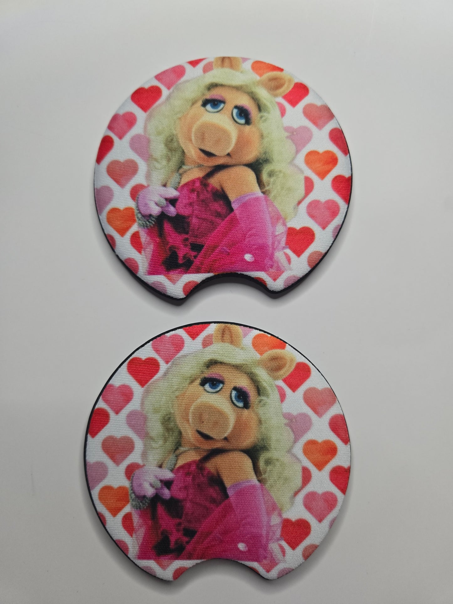 Miss Piggy Car Coaster