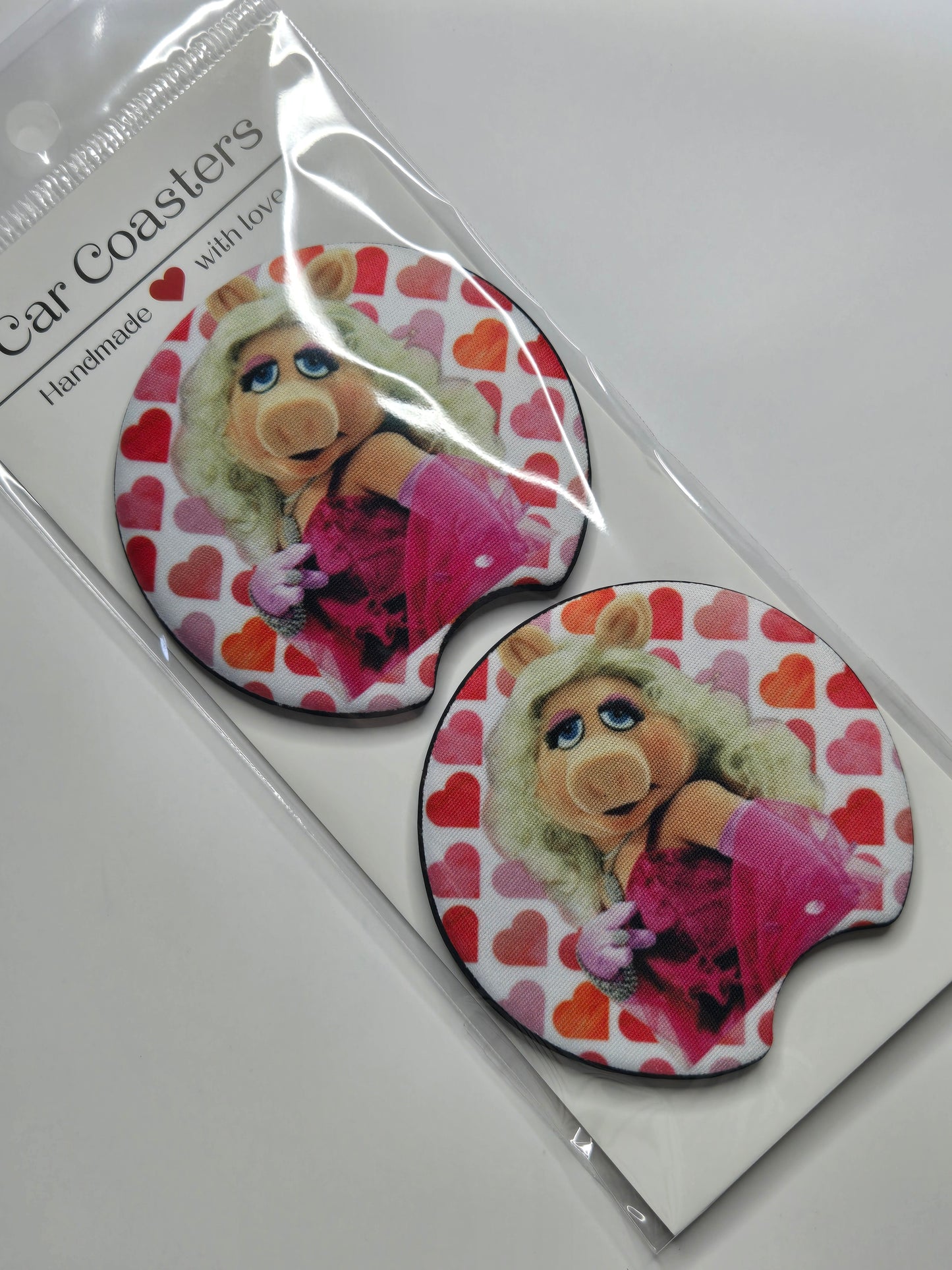Miss Piggy Car Coaster