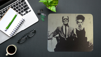 Frankenstein and Bride Mousepad