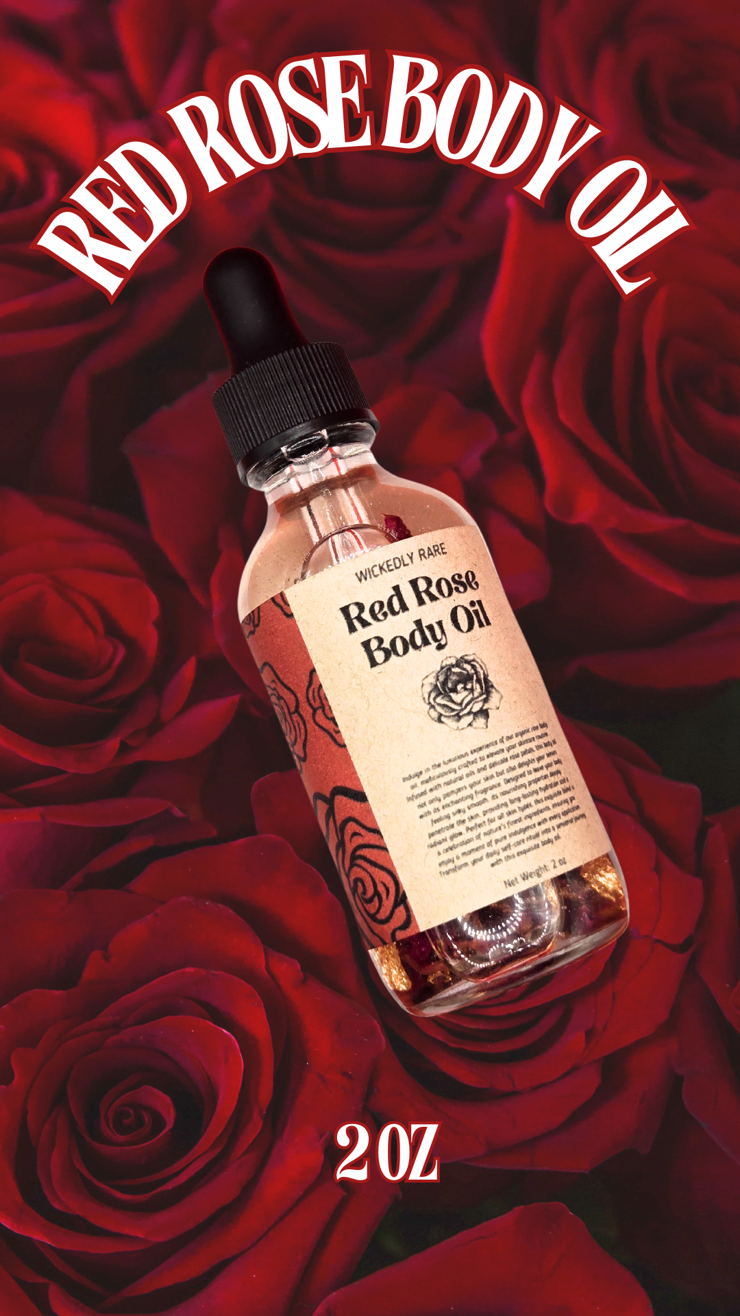 Red Rose Body Oil