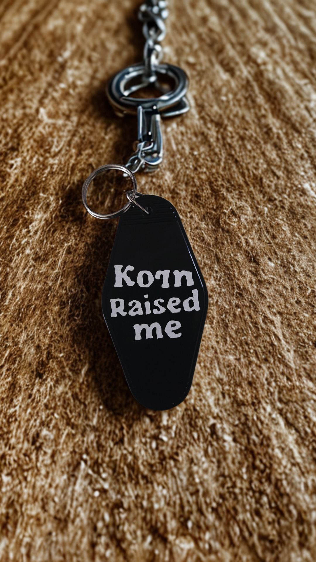 Korn Raised Me Keychain
